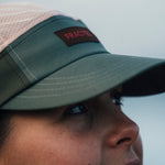 R-Series Green Running Cap on Model