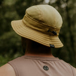B-Series Beige Bucket Running Hat