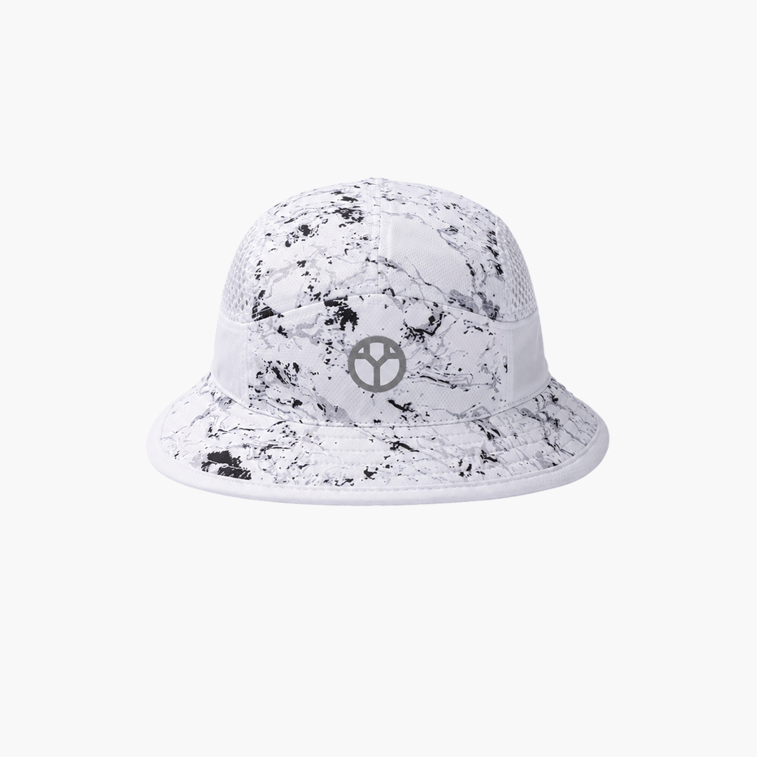 B-WHITE MARBLE Bucket Hat