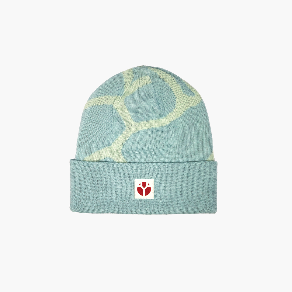 Beanie - GLACIER - Jacquard Knit, front view