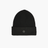 Beanie - JET - Waffle Knit, front view