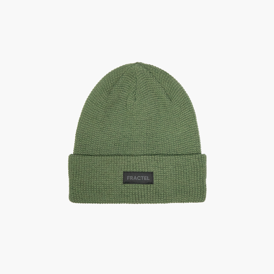Beanie - TROPICA - Waffle Knit, front view