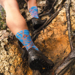 CHAOS COBALT Performance Crew Socks