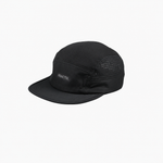 Black Fractel M-MIDNIGHT 3.0 running cap, angled view