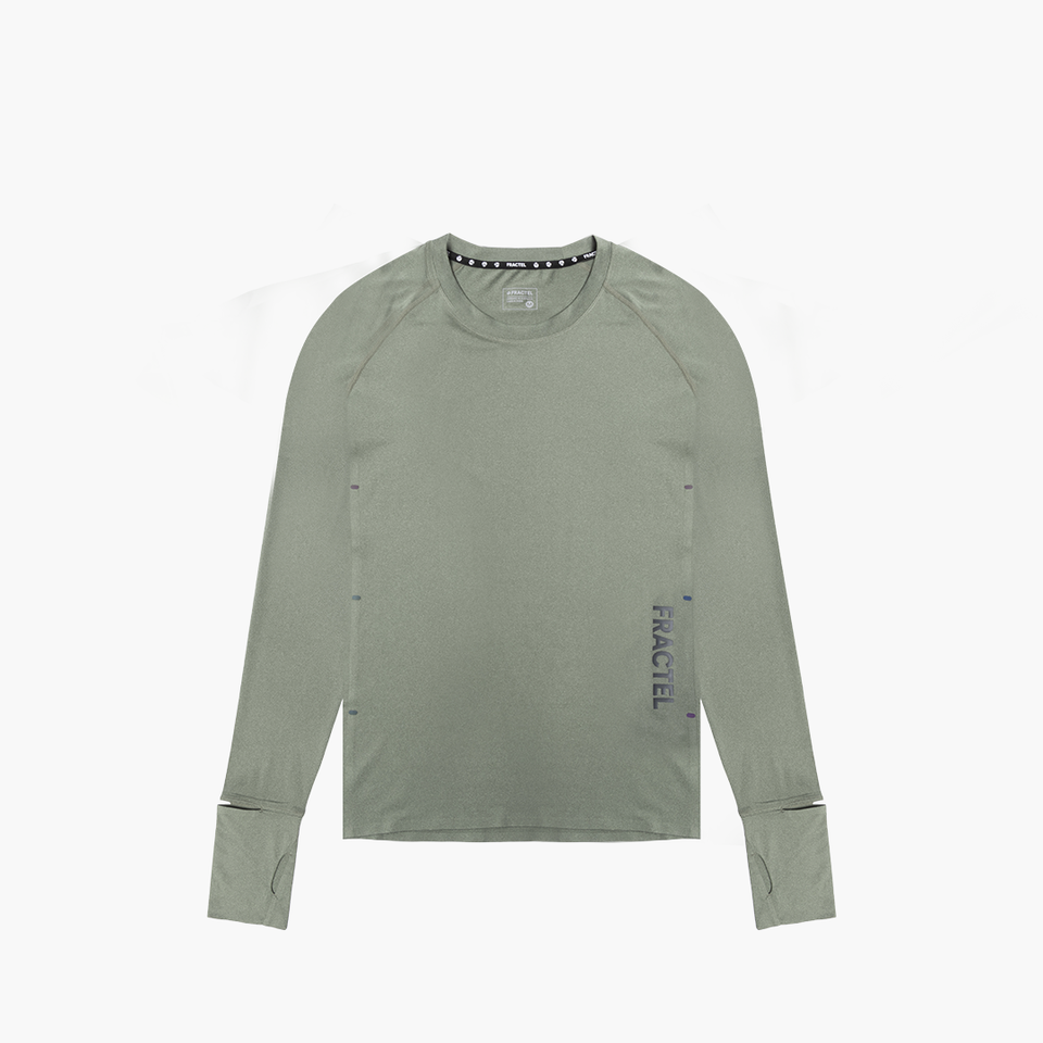 Men's V-TROPICA Performance Long Sleeve, front view