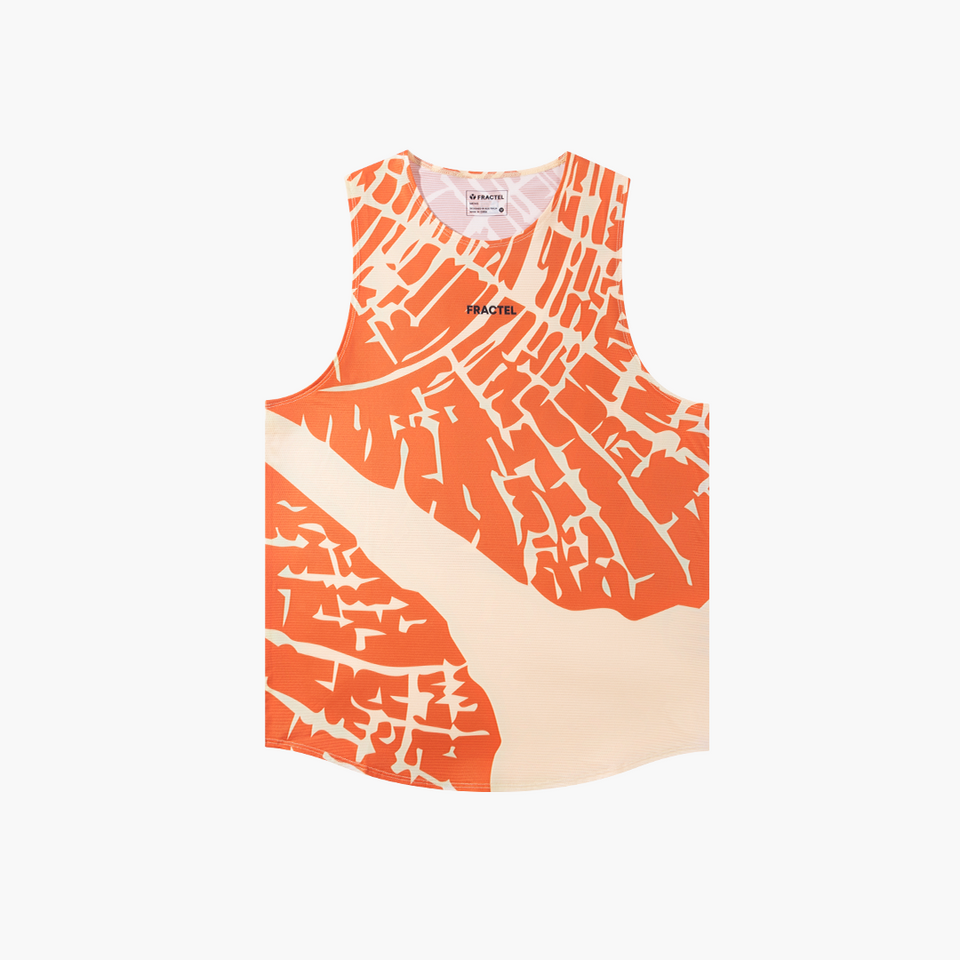 Fractel Men's S-Sapwood Running Singlet, front view