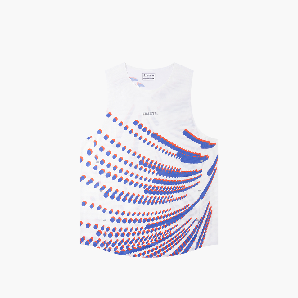 Fractel V-Flight Men's Running Singlet, front