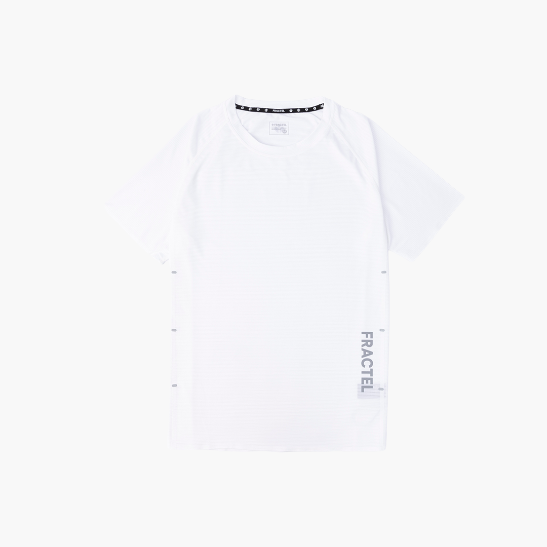 Men's V-WHITE Performance Tee