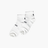 Fractel White Performance Quarter Socks, pair