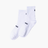WHITE Performance Crew Socks, front view