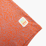 Close-up of FRACTEL logo on Women's S-ZAMBEZI Performance Singlet