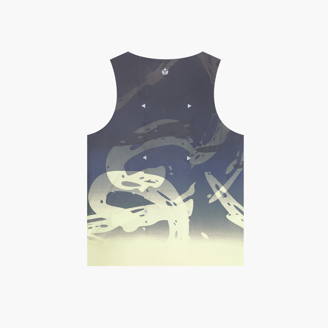 Fractel Women's S-Unfurl Running Singlet, back view