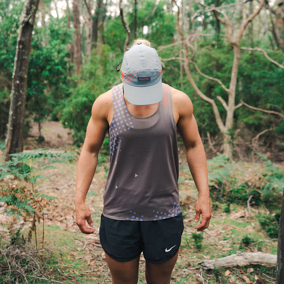 Women's V-BUTTERFLY MAUVE Race Singlet